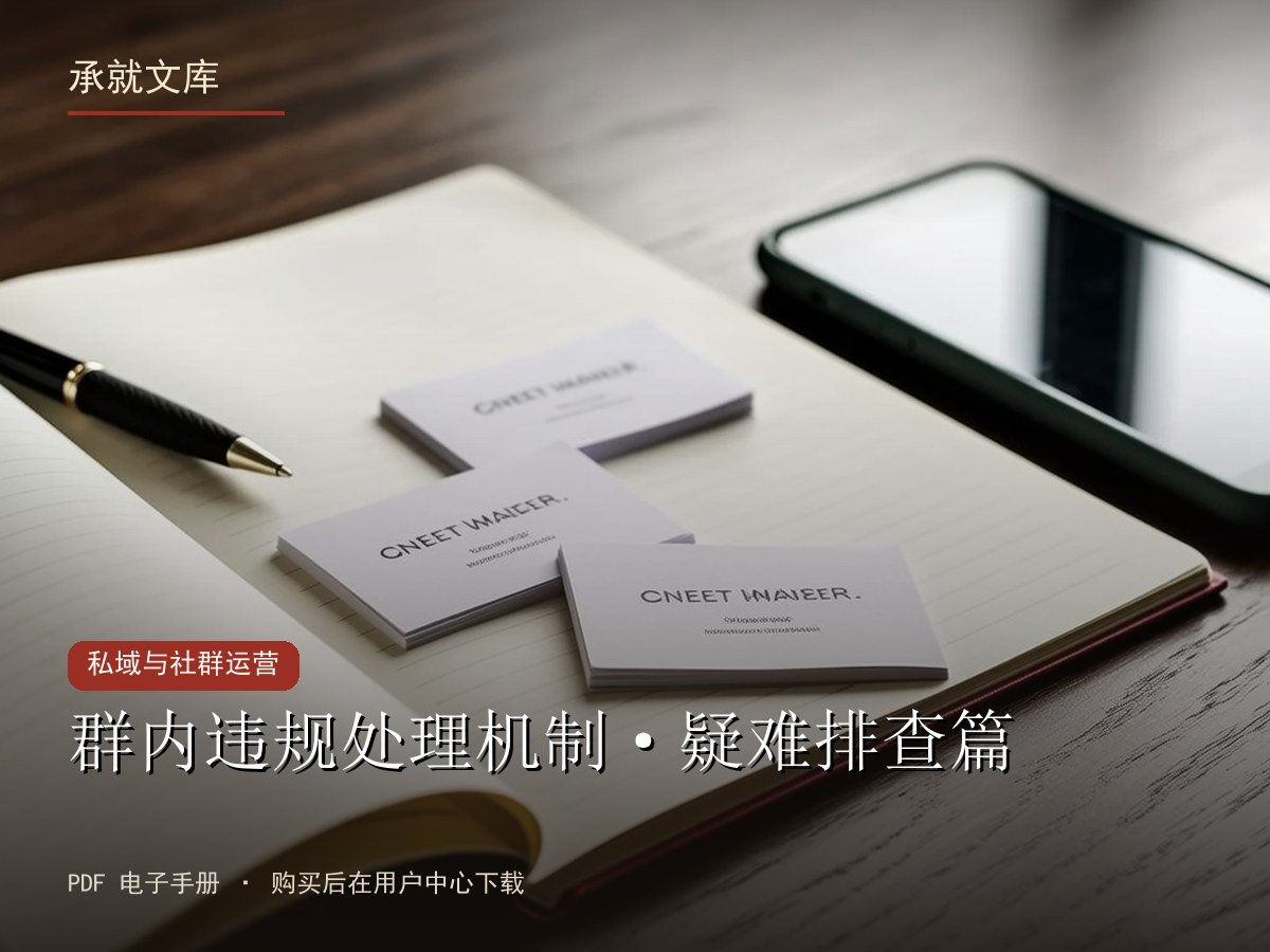 群内违规处理机制·疑难排查篇