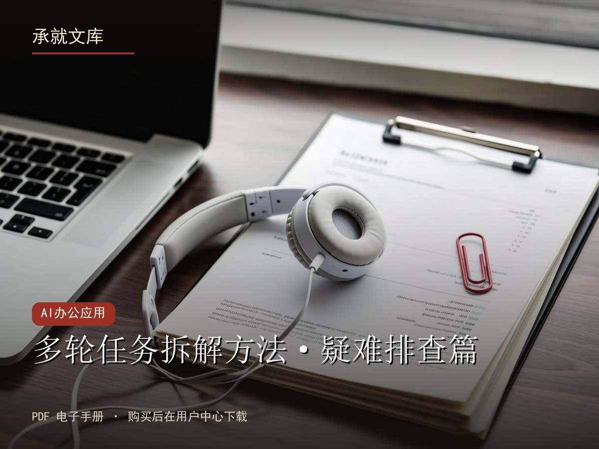 多轮任务拆解方法·疑难排查篇