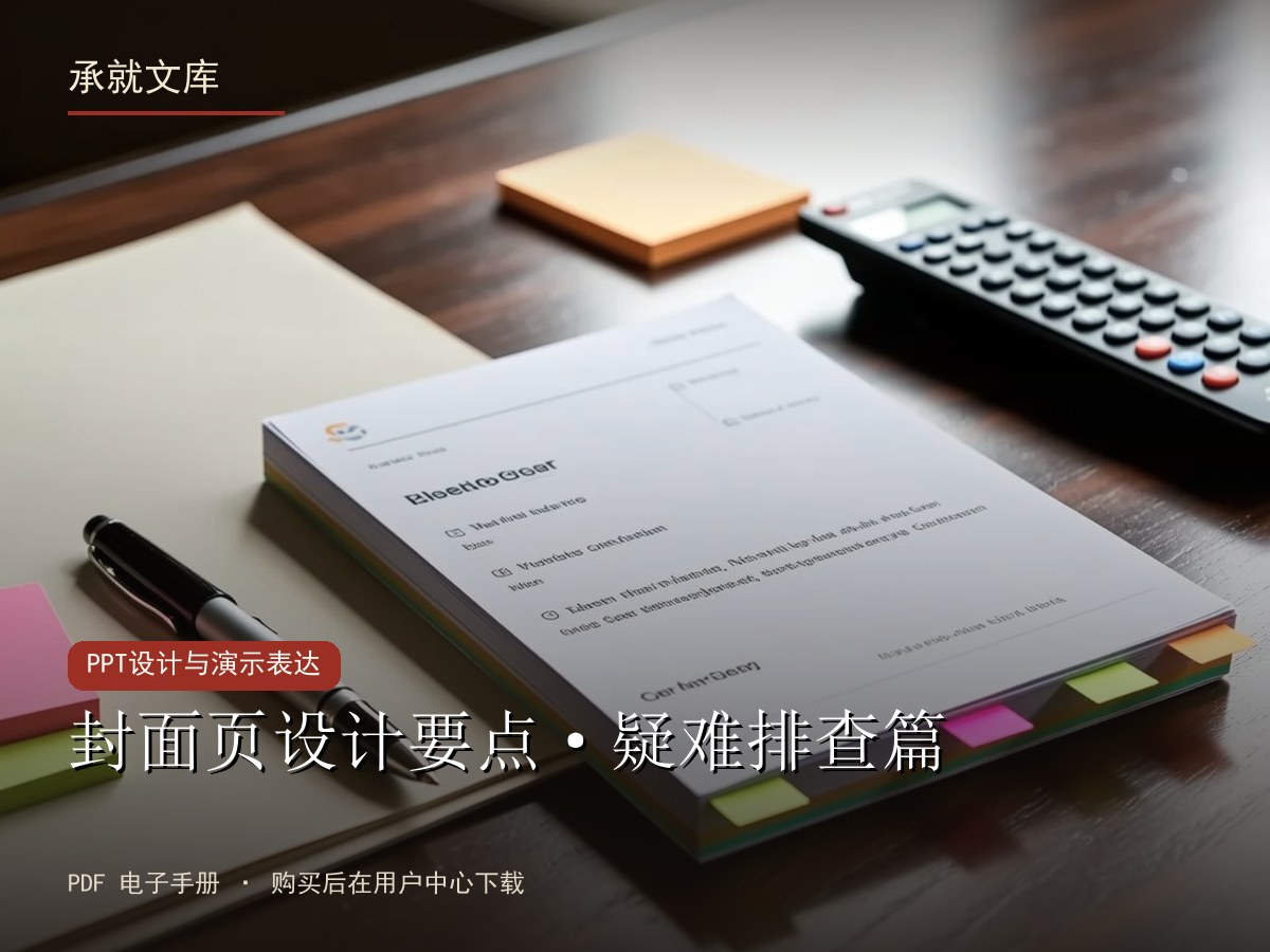 封面页设计要点·疑难排查篇