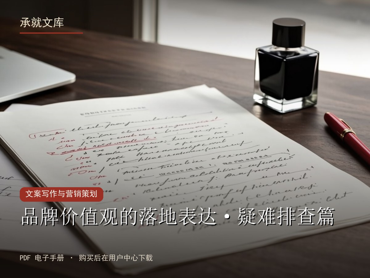 品牌价值观的落地表达·疑难排查篇