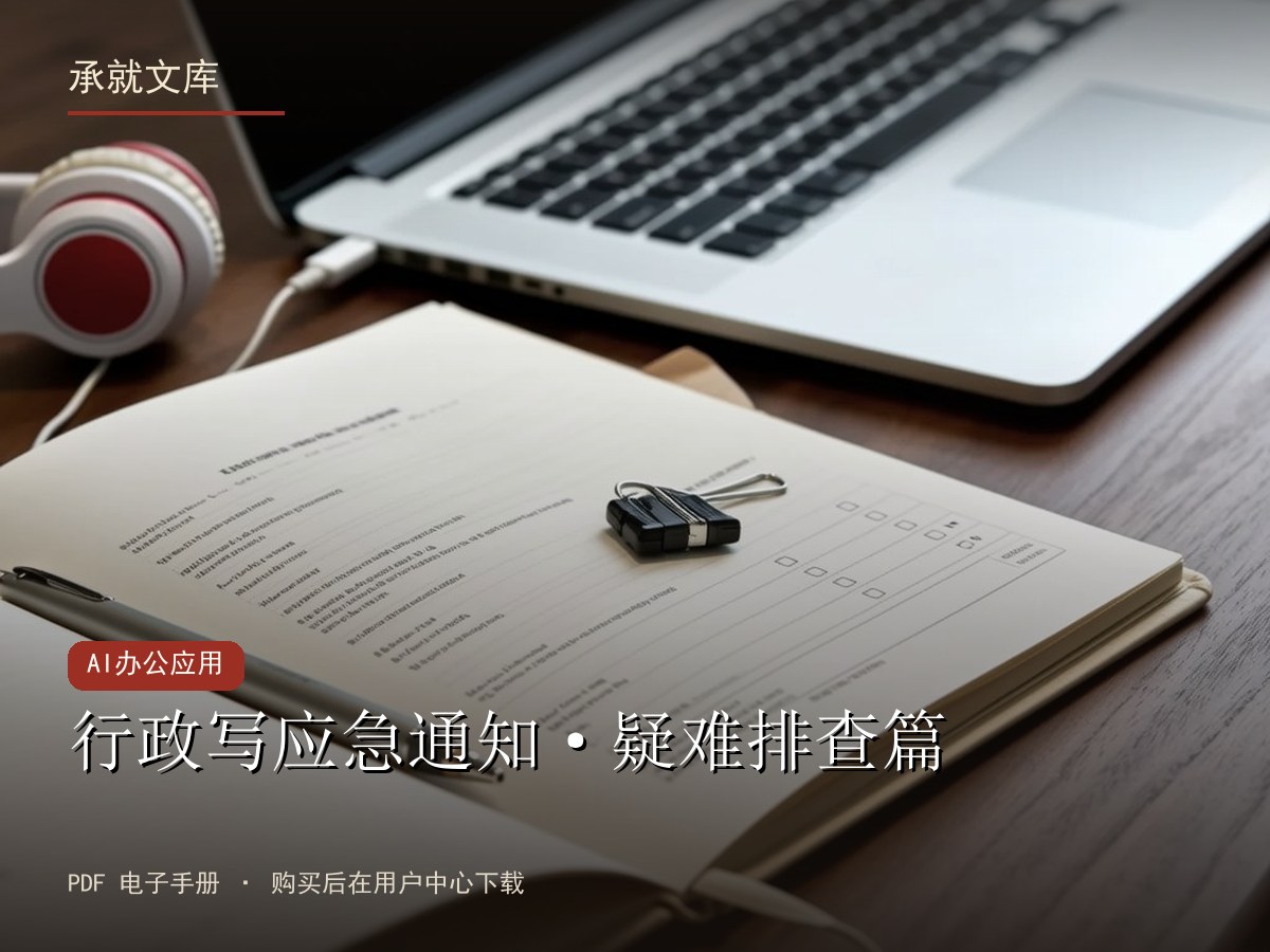 行政写应急通知·疑难排查篇