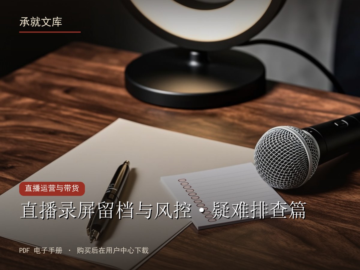 直播录屏留档与风控·疑难排查篇