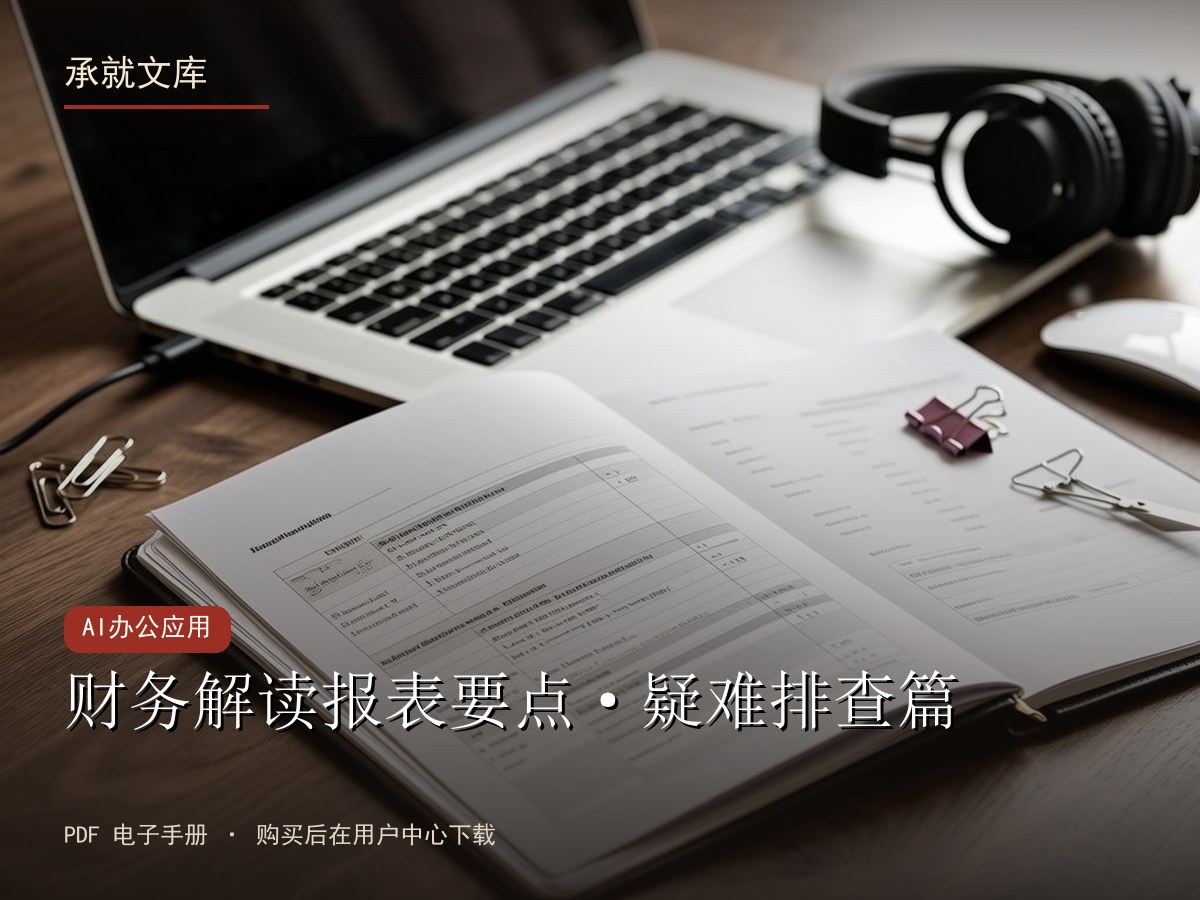 财务解读报表要点·疑难排查篇