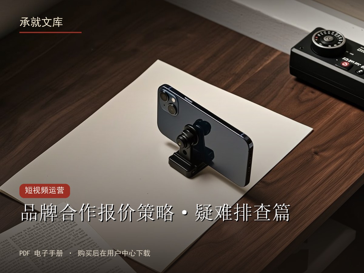 品牌合作报价策略·疑难排查篇