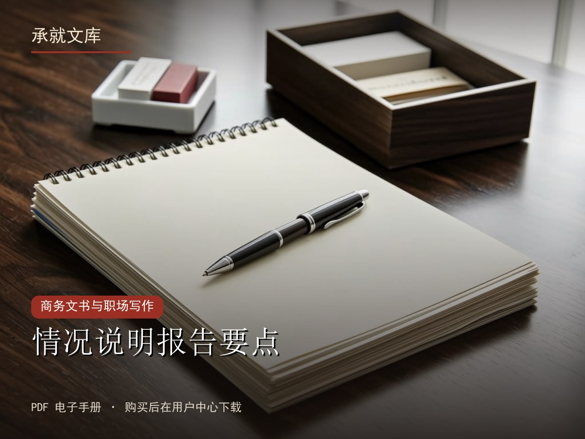 情况说明报告要点