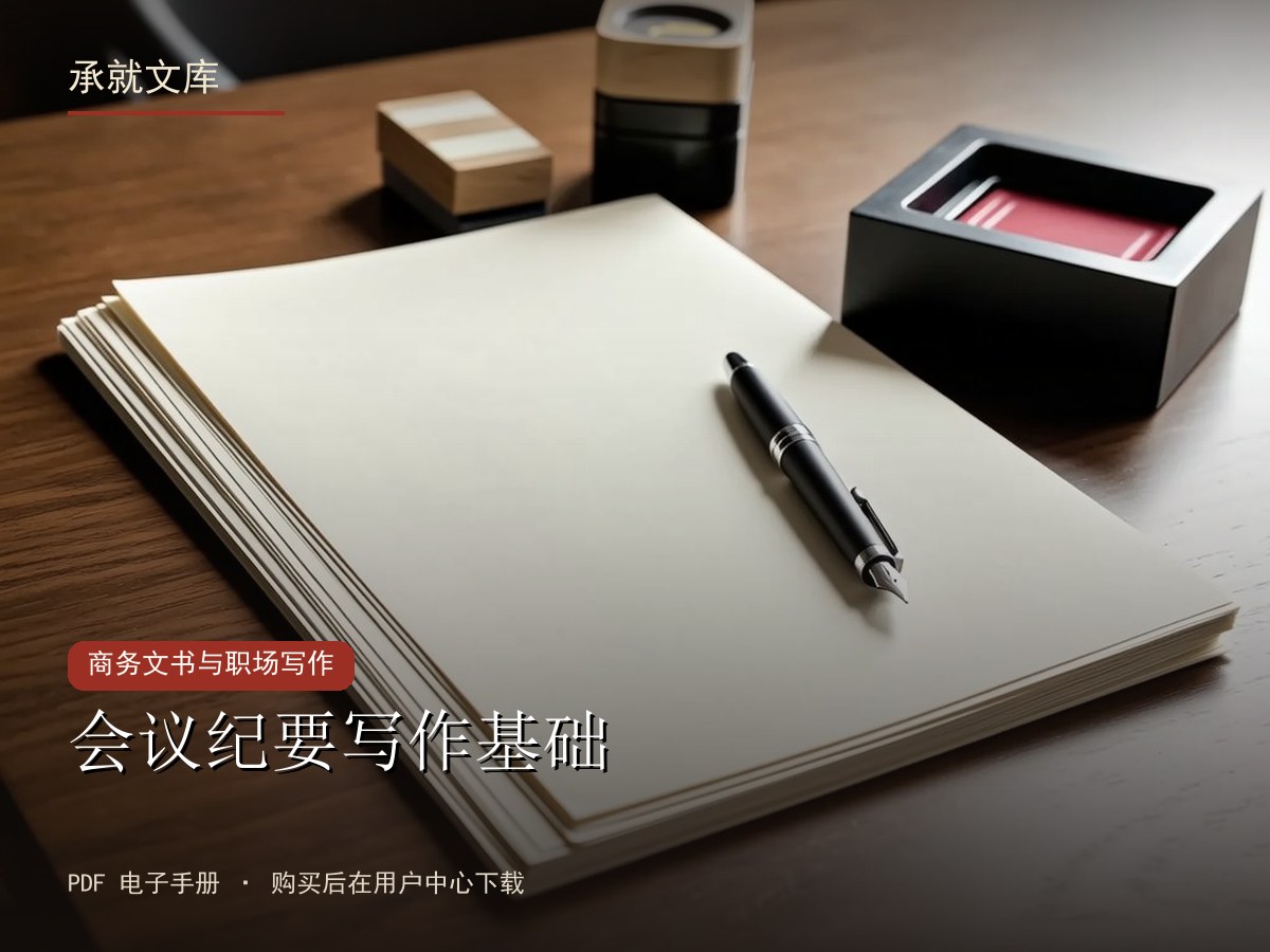 会议纪要写作基础