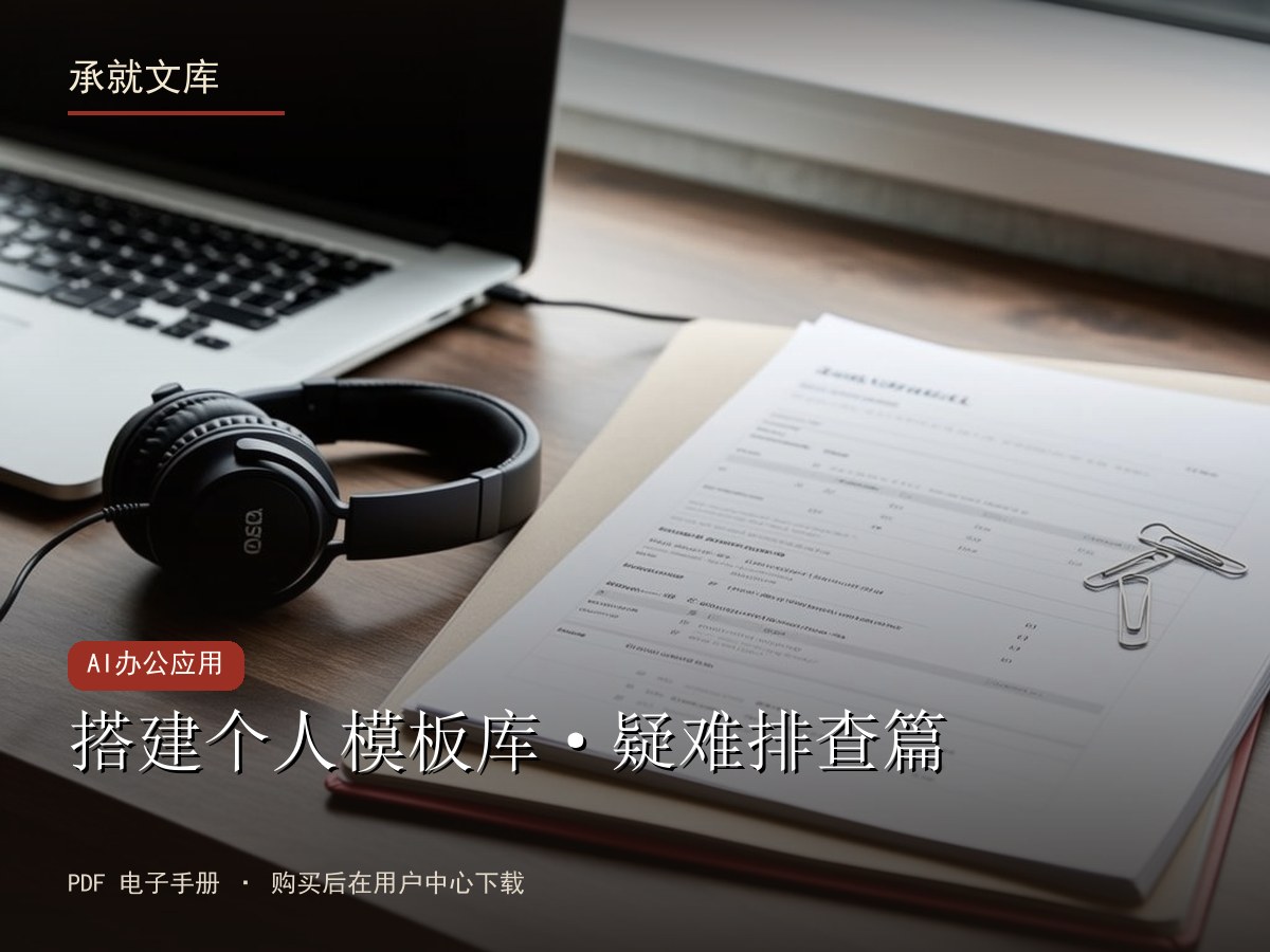 搭建个人模板库·疑难排查篇