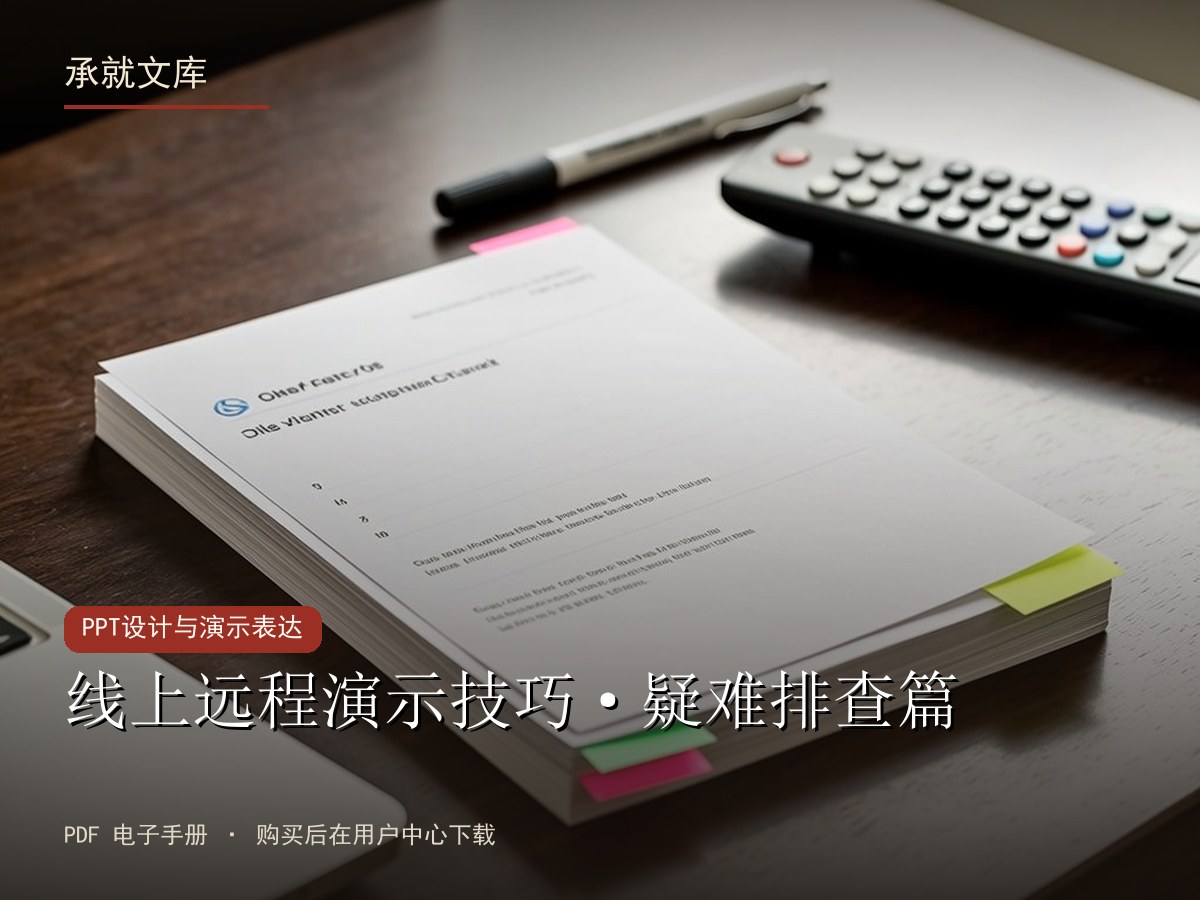 线上远程演示技巧·疑难排查篇