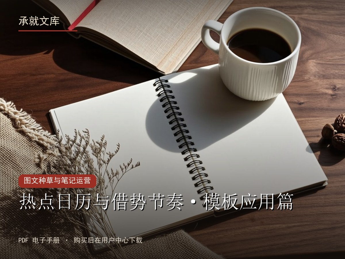 热点日历与借势节奏·模板应用篇