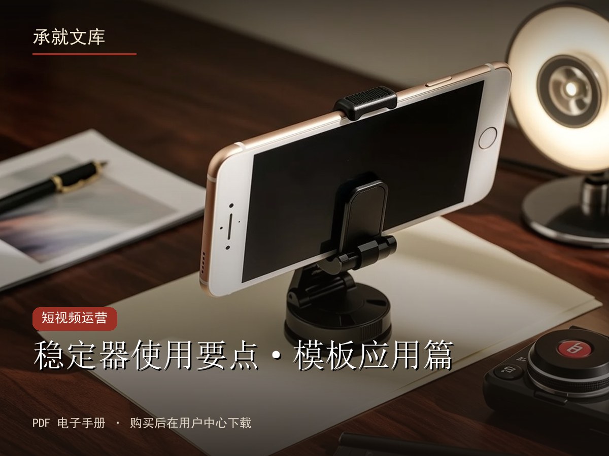 稳定器使用要点·模板应用篇