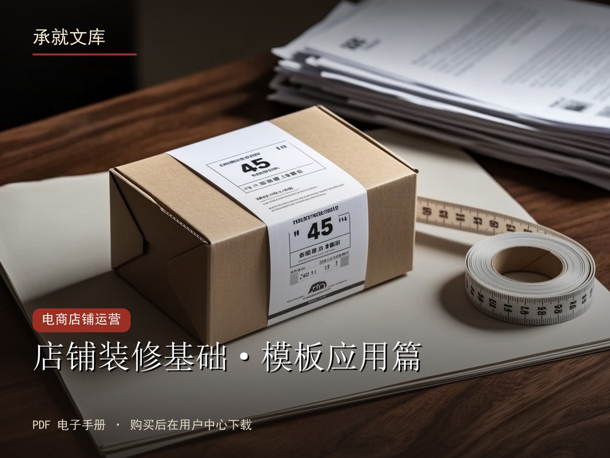 店铺装修基础·模板应用篇