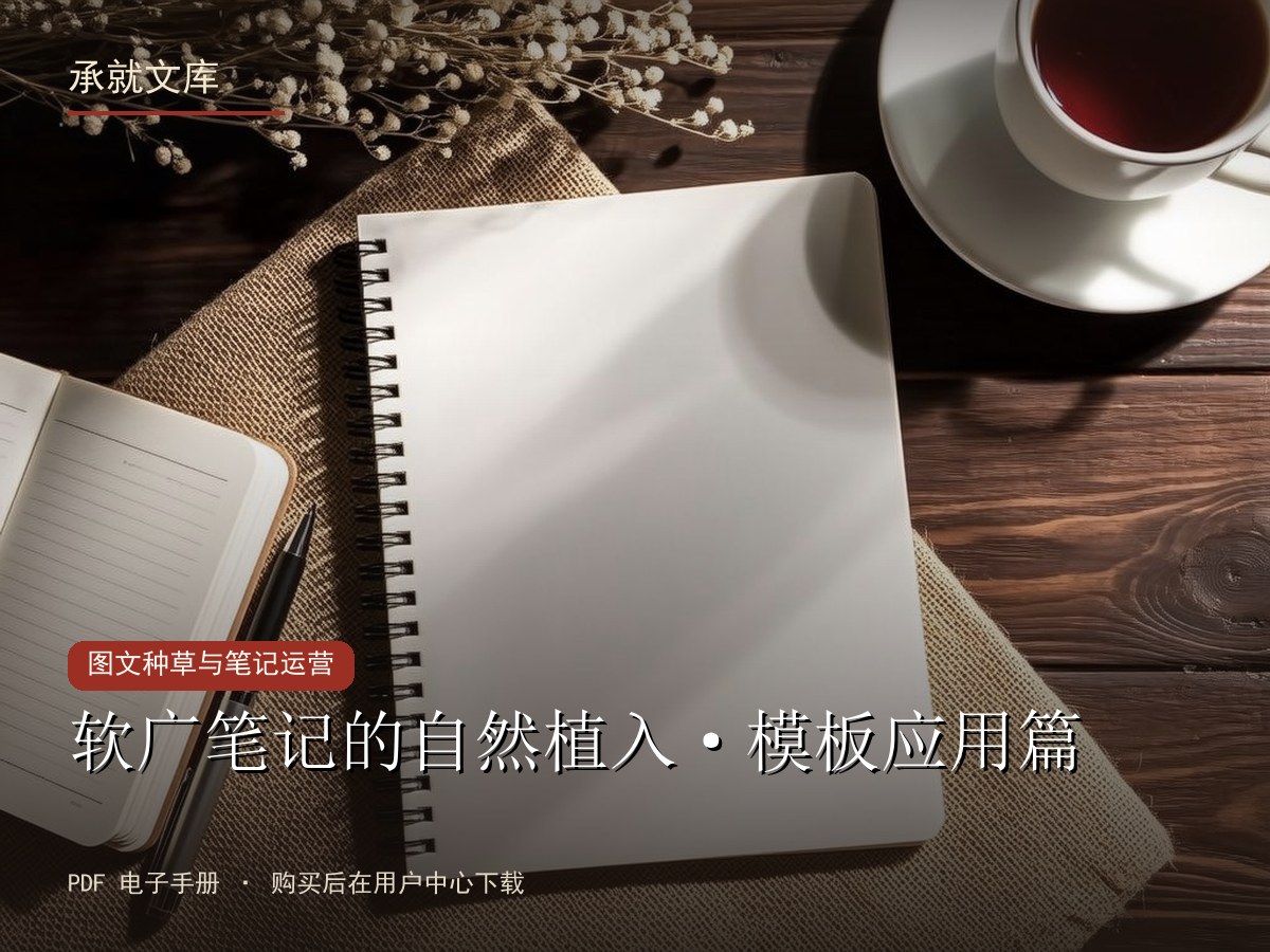 软广笔记的自然植入·模板应用篇