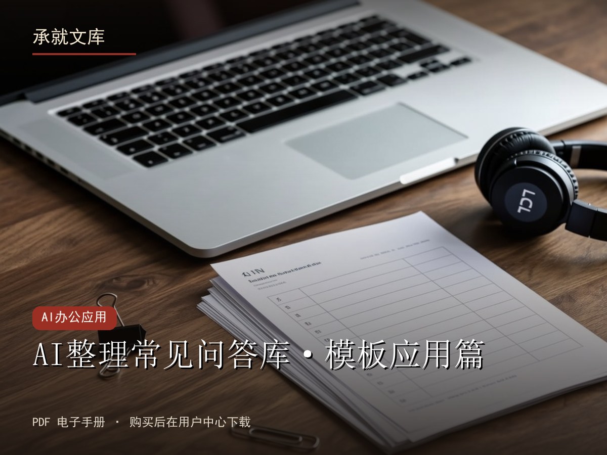 AI整理常见问答库·模板应用篇