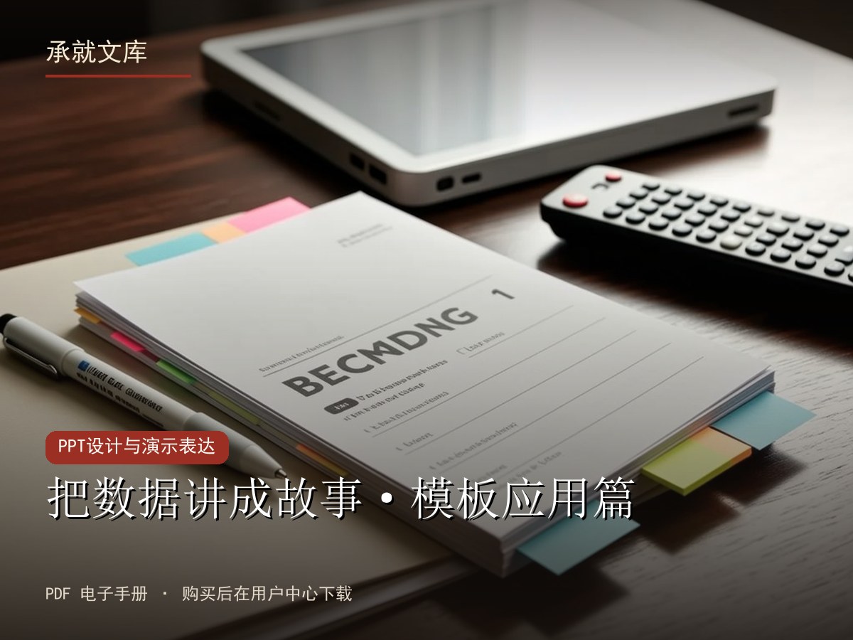 把数据讲成故事·模板应用篇