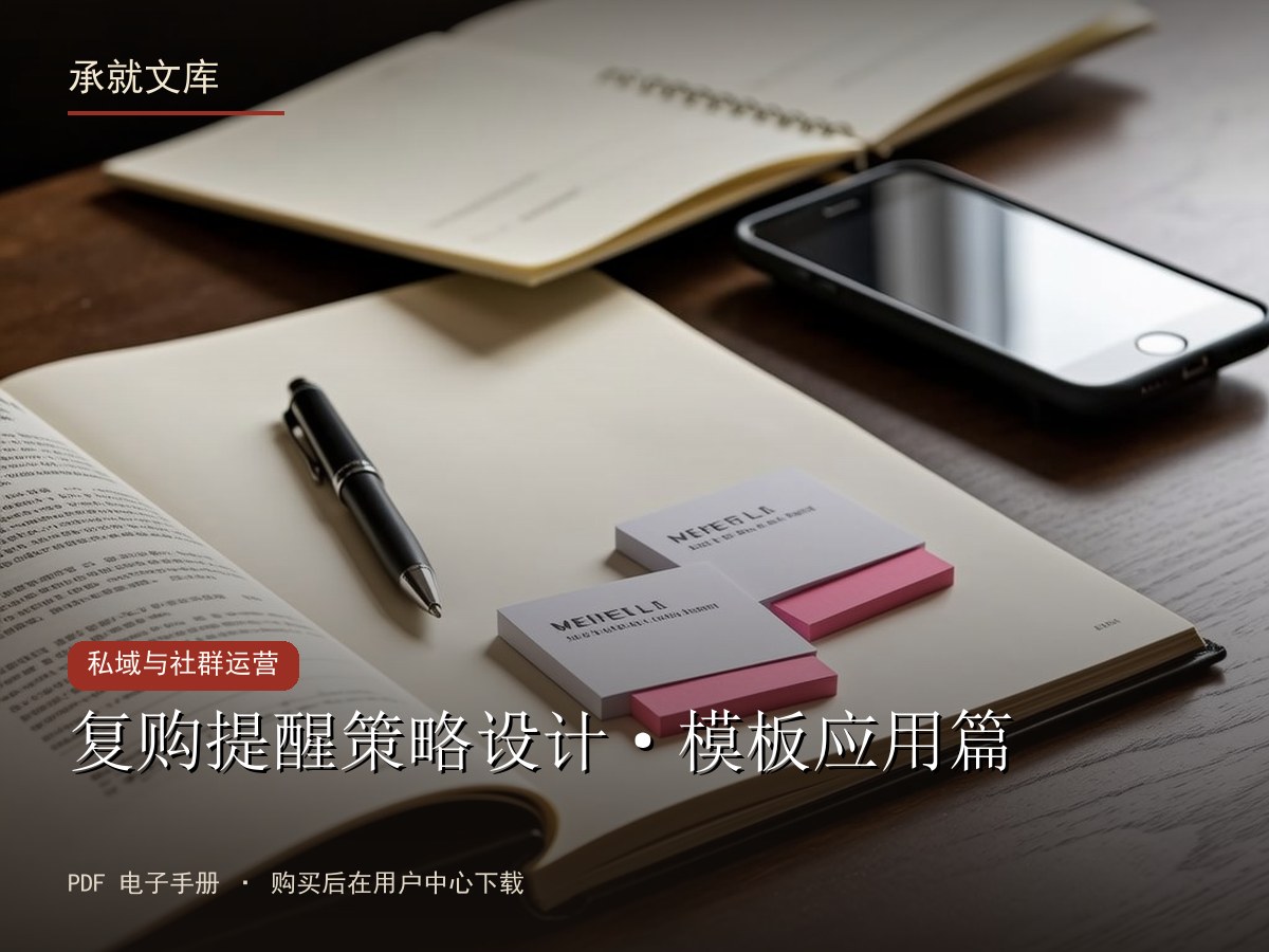 复购提醒策略设计·模板应用篇