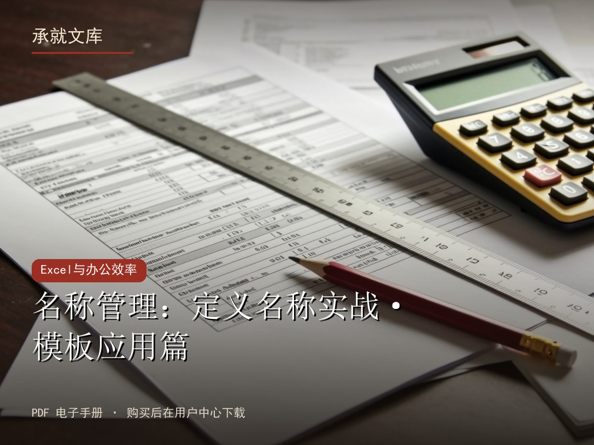 名称管理：定义名称实战·模板应用篇