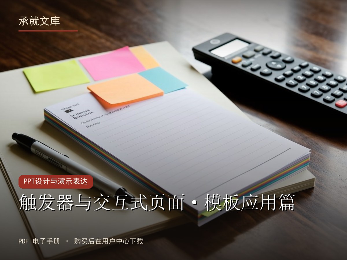 触发器与交互式页面·模板应用篇