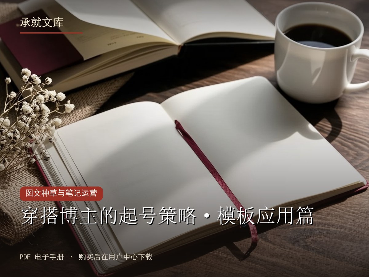 穿搭博主的起号策略·模板应用篇
