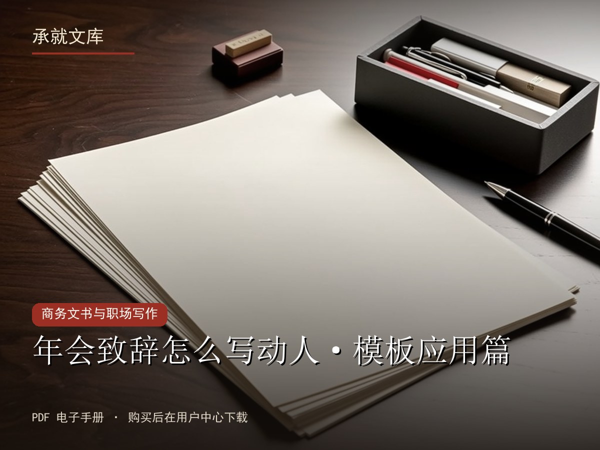 年会致辞怎么写动人·模板应用篇