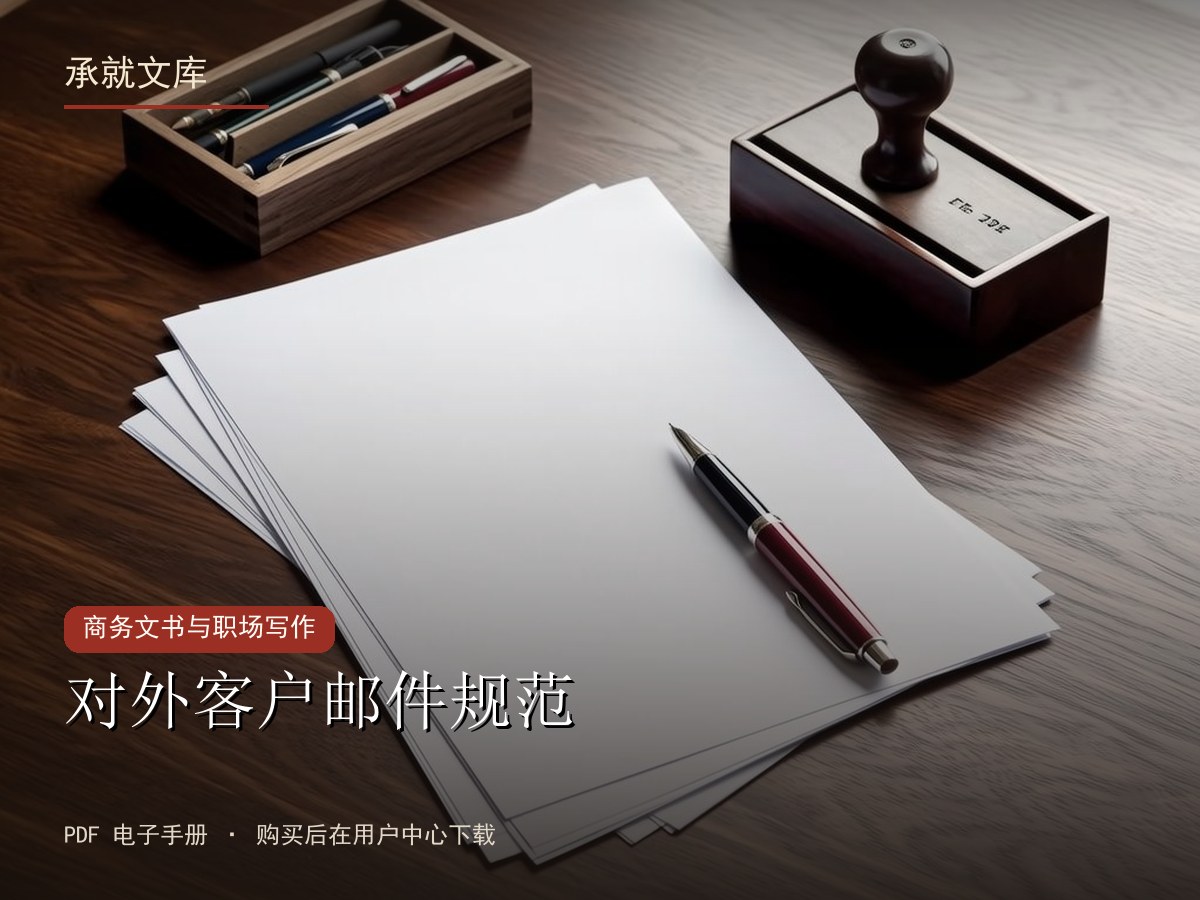 对外客户邮件规范