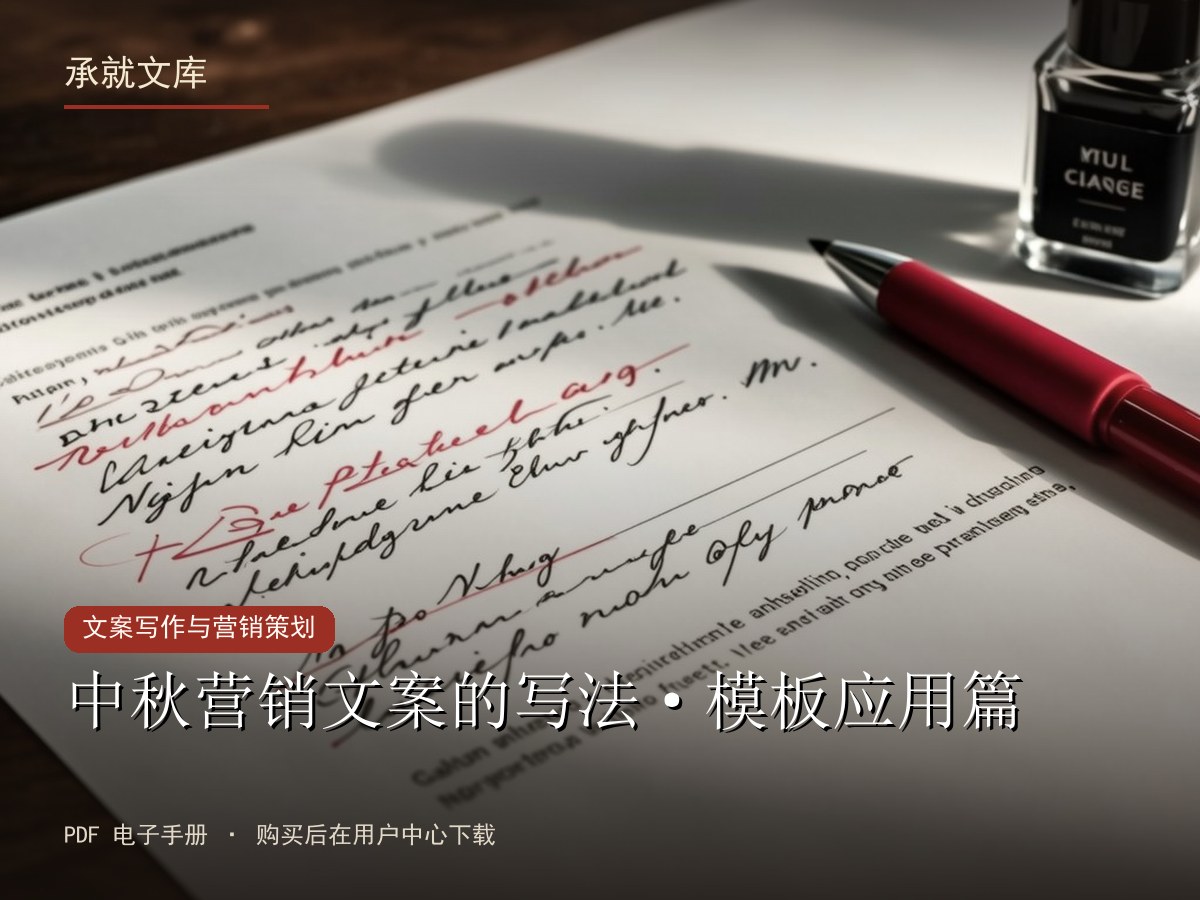 中秋营销文案的写法·模板应用篇