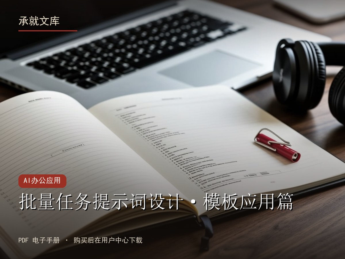 批量任务提示词设计·模板应用篇