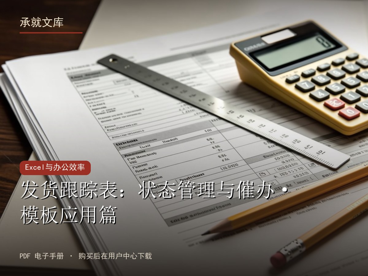 发货跟踪表：状态管理与催办·模板应用篇