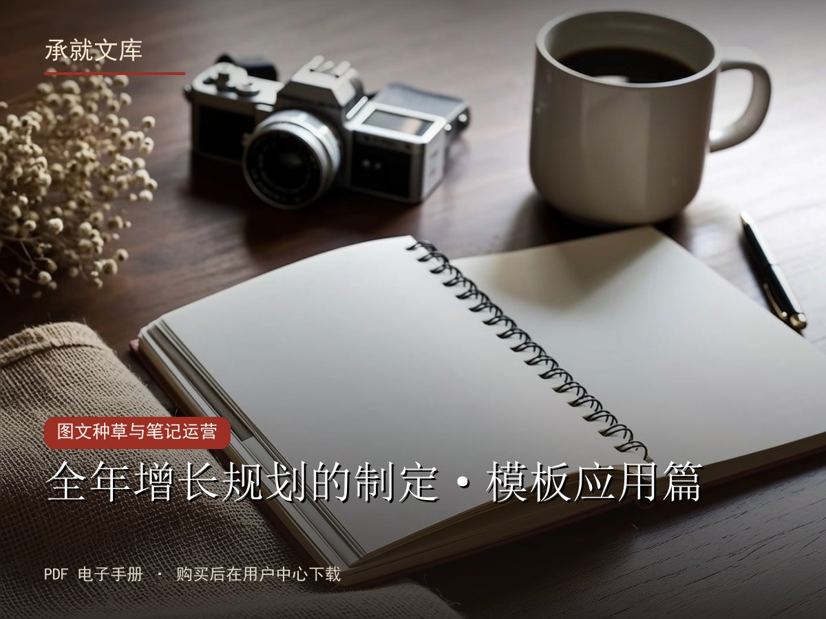 全年增长规划的制定·模板应用篇