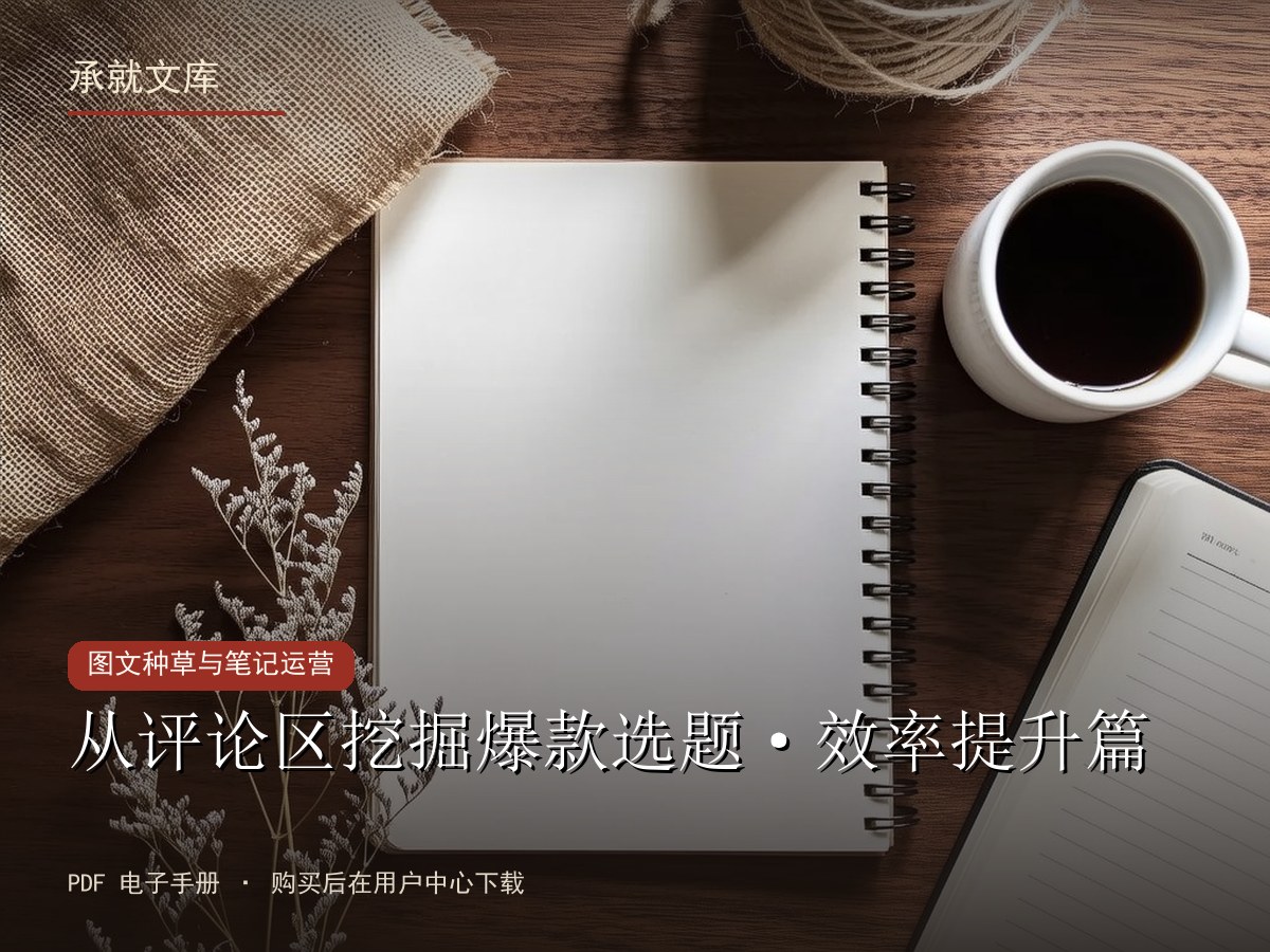 从评论区挖掘爆款选题·效率提升篇