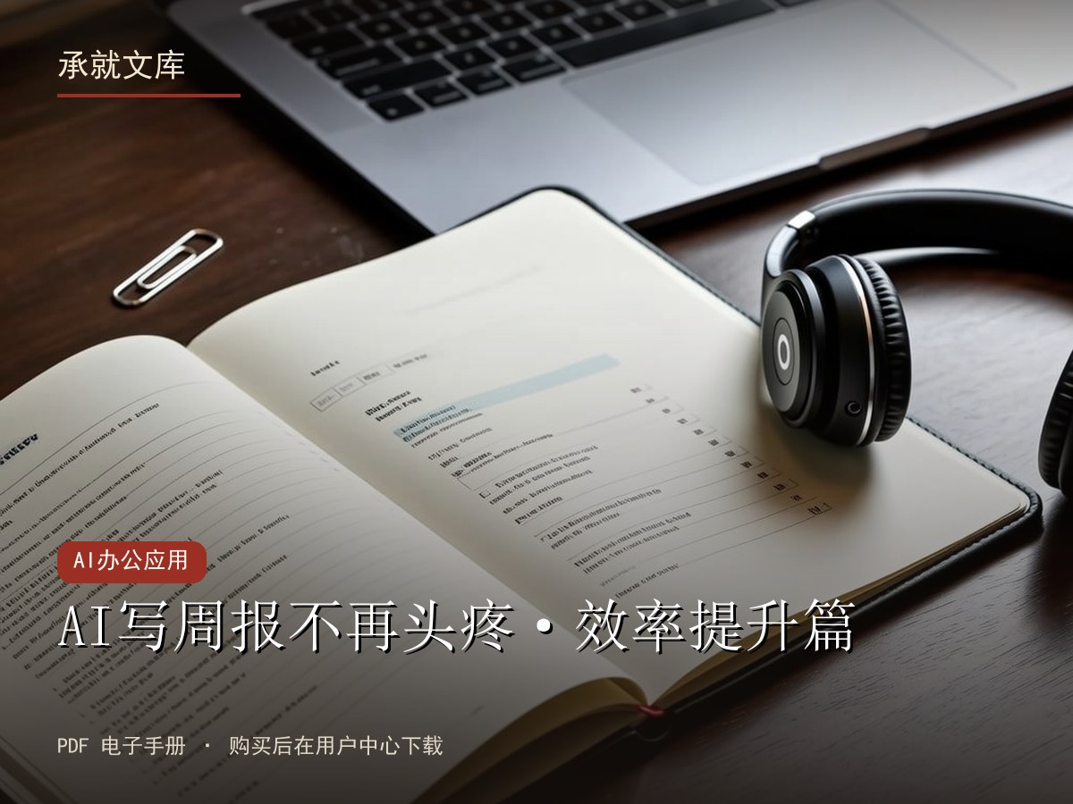 AI写周报不再头疼·效率提升篇