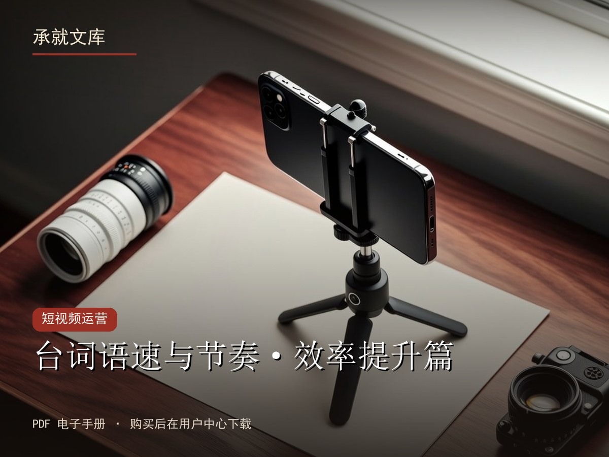 台词语速与节奏·效率提升篇