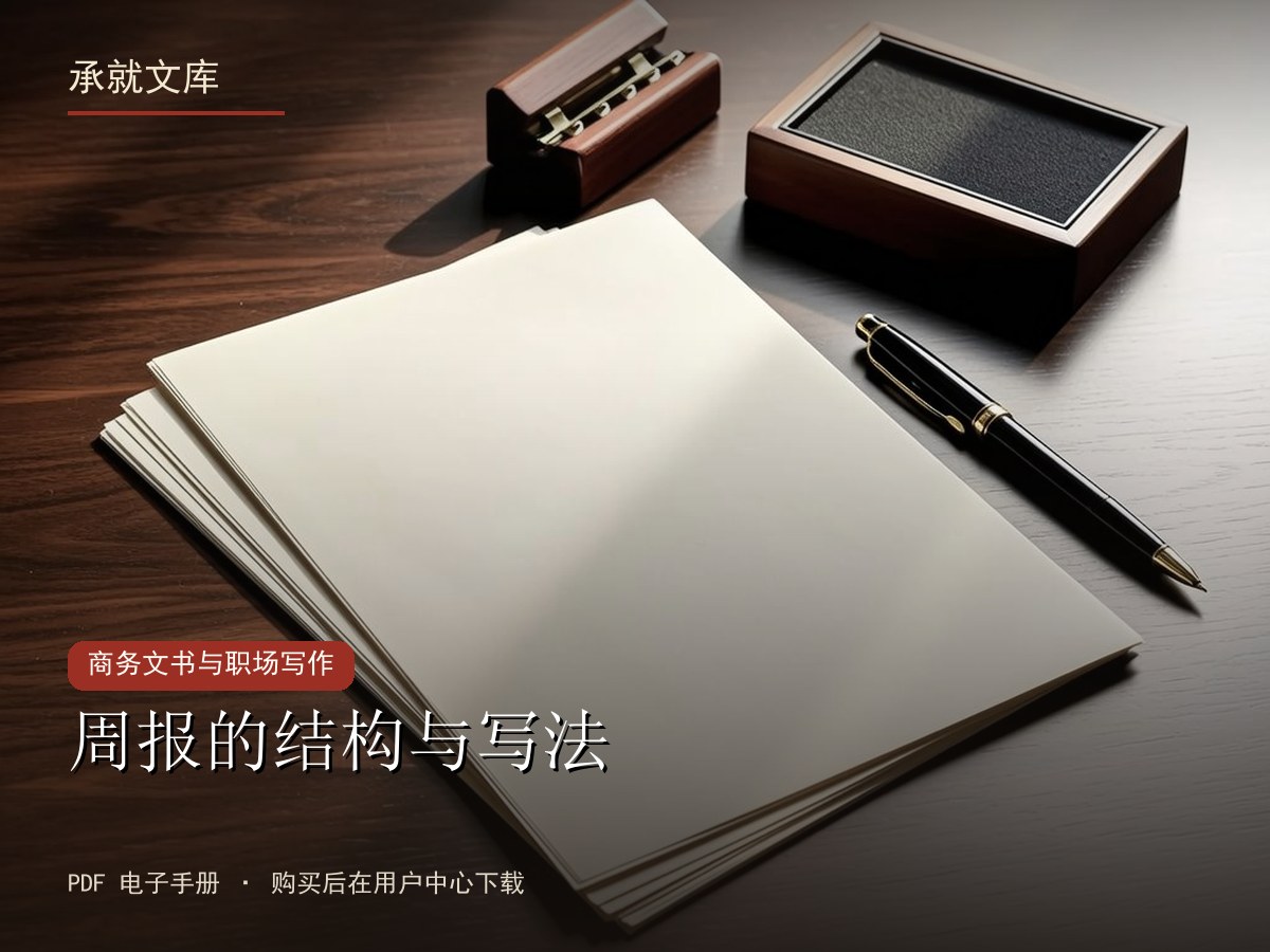 周报的结构与写法