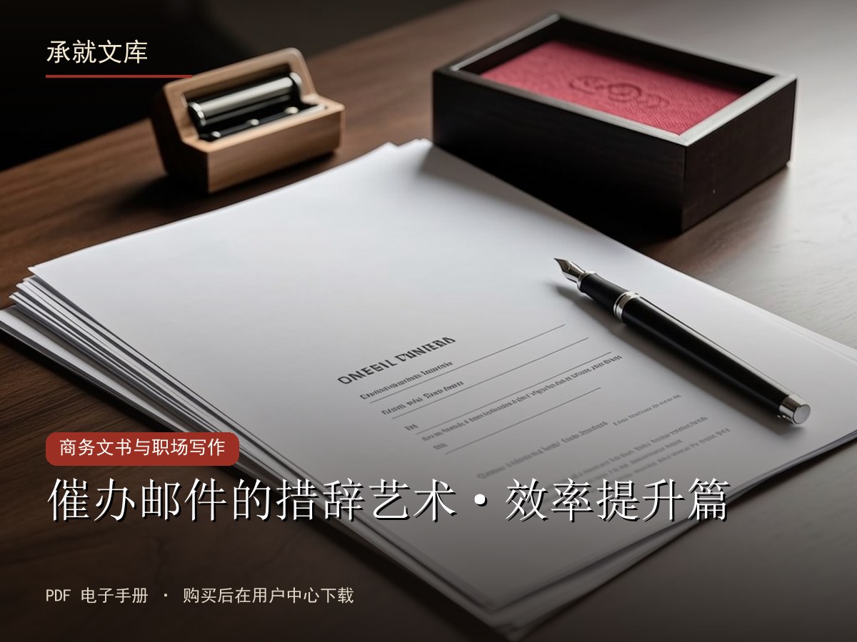 催办邮件的措辞艺术·效率提升篇