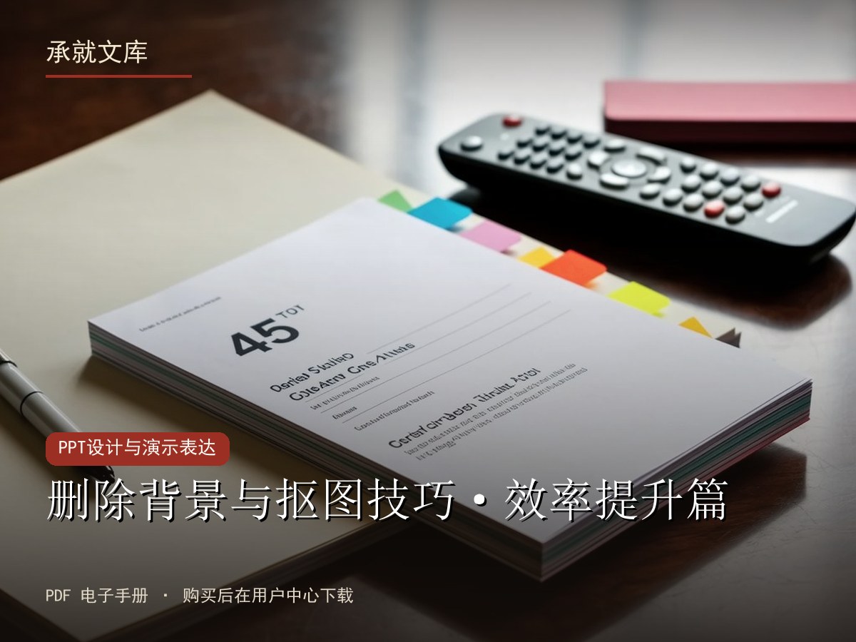 删除背景与抠图技巧·效率提升篇