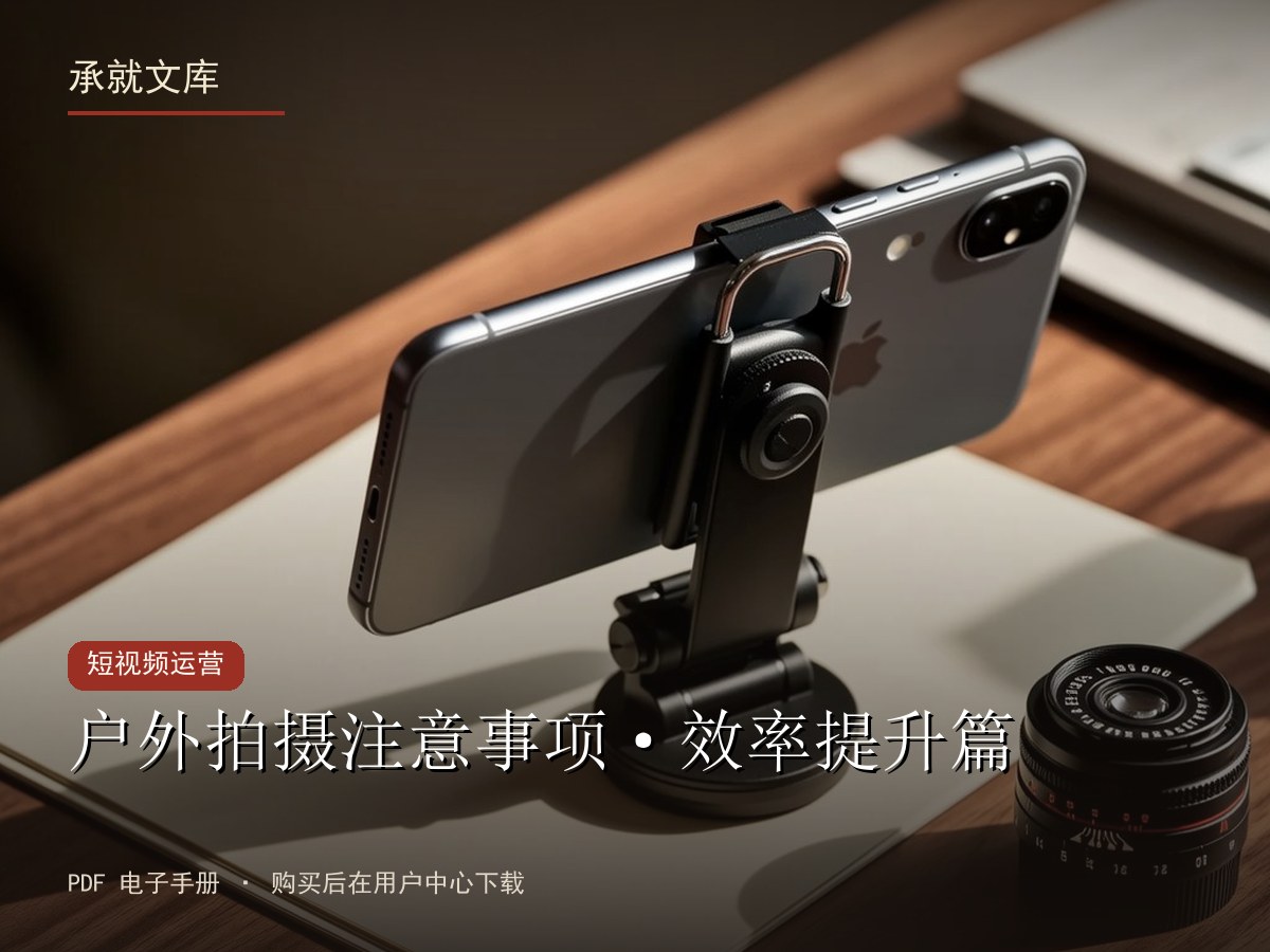 户外拍摄注意事项·效率提升篇