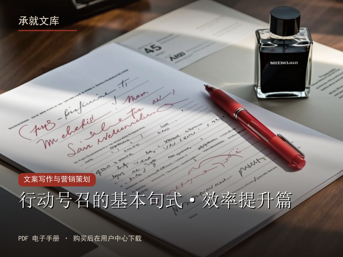 行动号召的基本句式·效率提升篇