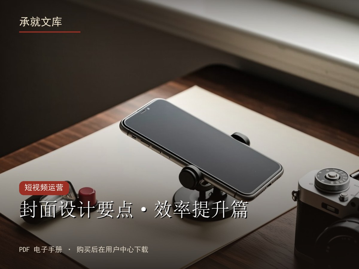 封面设计要点·效率提升篇