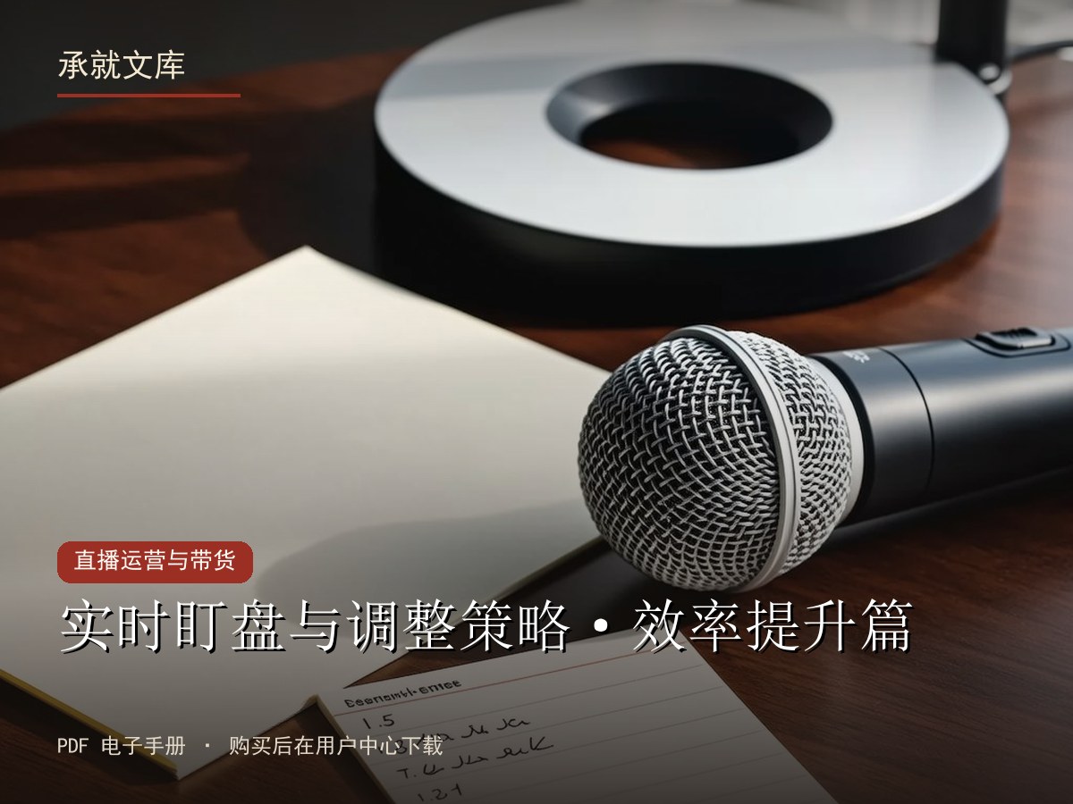 实时盯盘与调整策略·效率提升篇