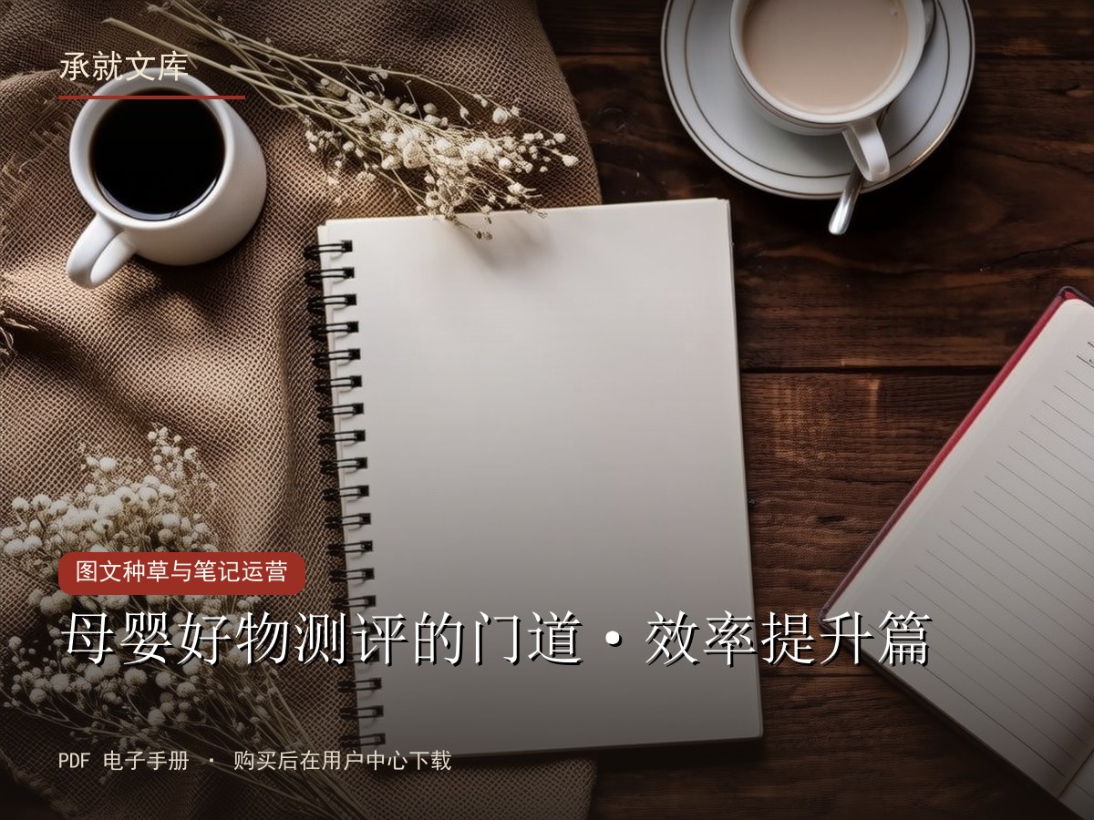 母婴好物测评的门道·效率提升篇