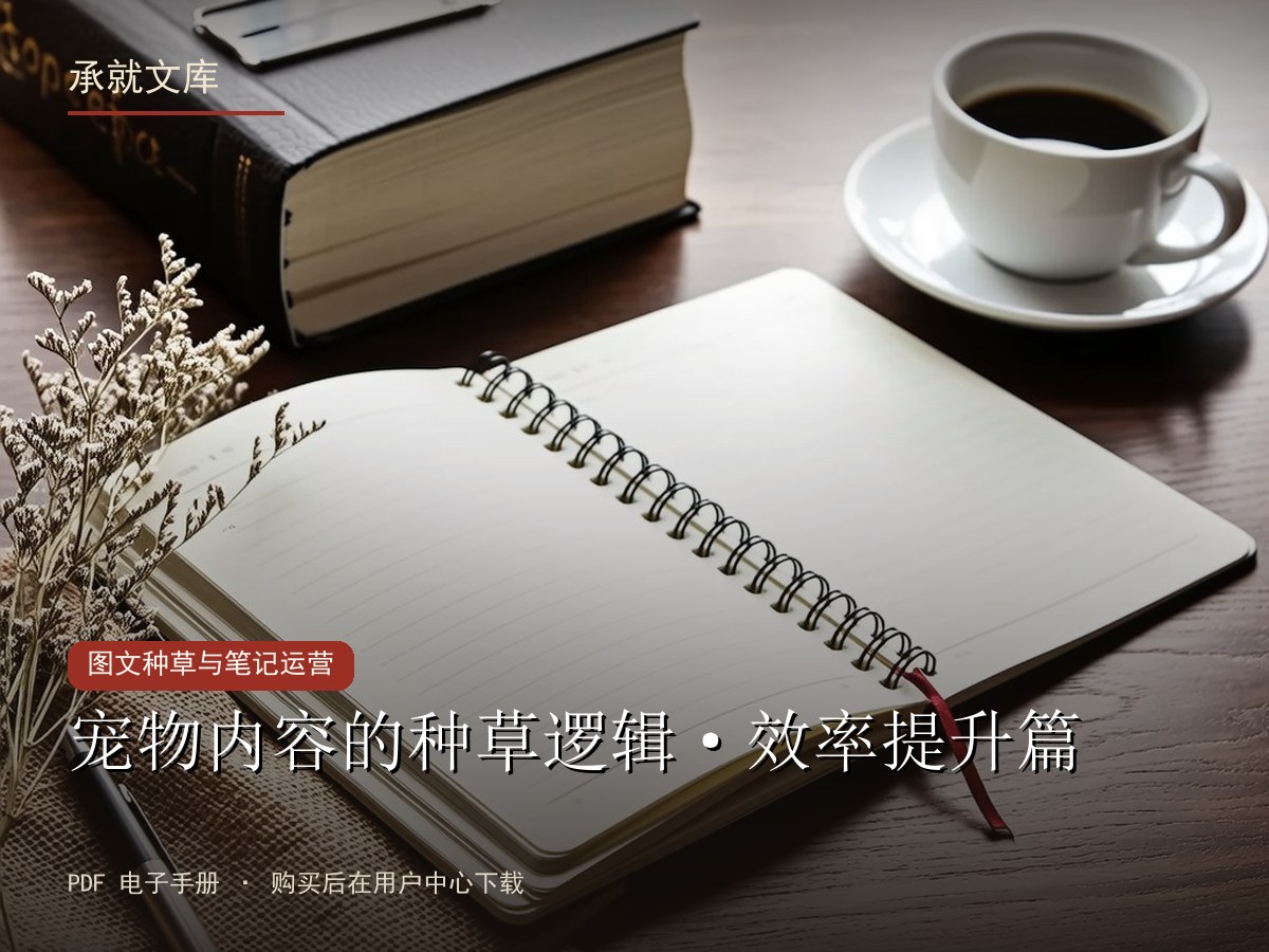 宠物内容的种草逻辑·效率提升篇