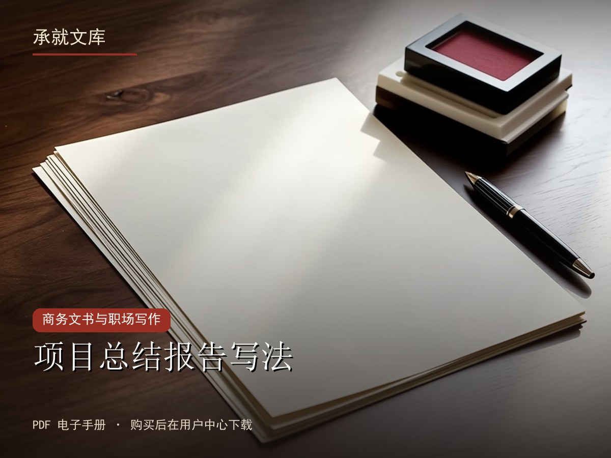 项目总结报告写法