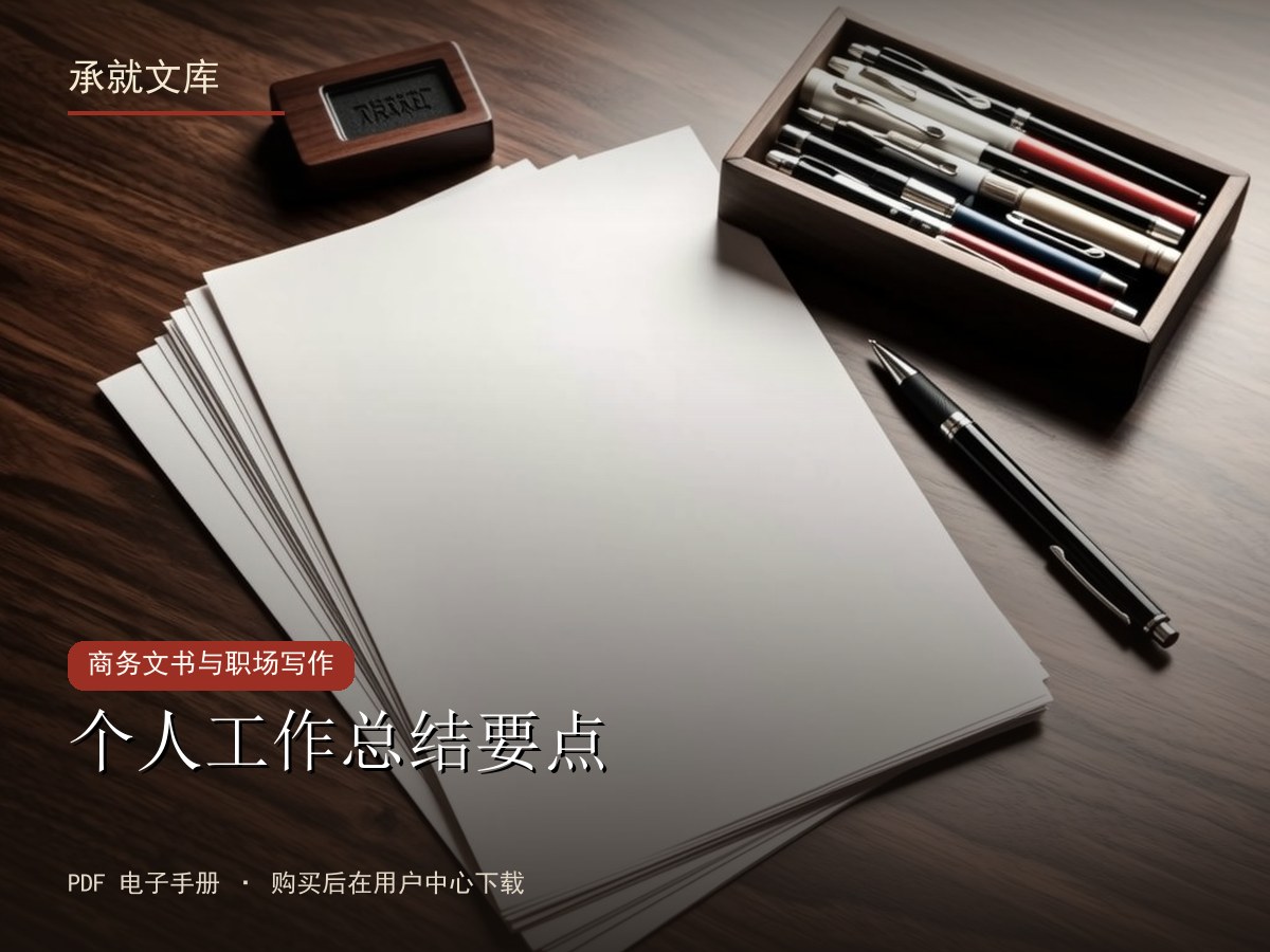 个人工作总结要点