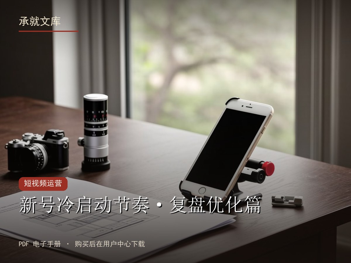 新号冷启动节奏·复盘优化篇