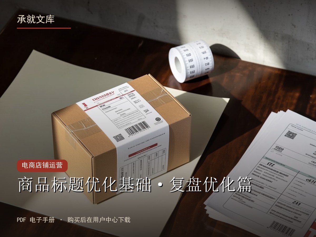 商品标题优化基础·复盘优化篇