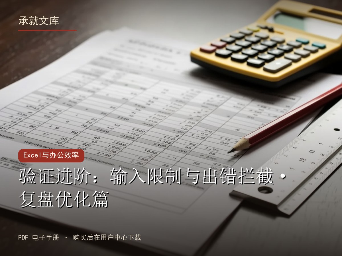 验证进阶：输入限制与出错拦截·复盘优化篇