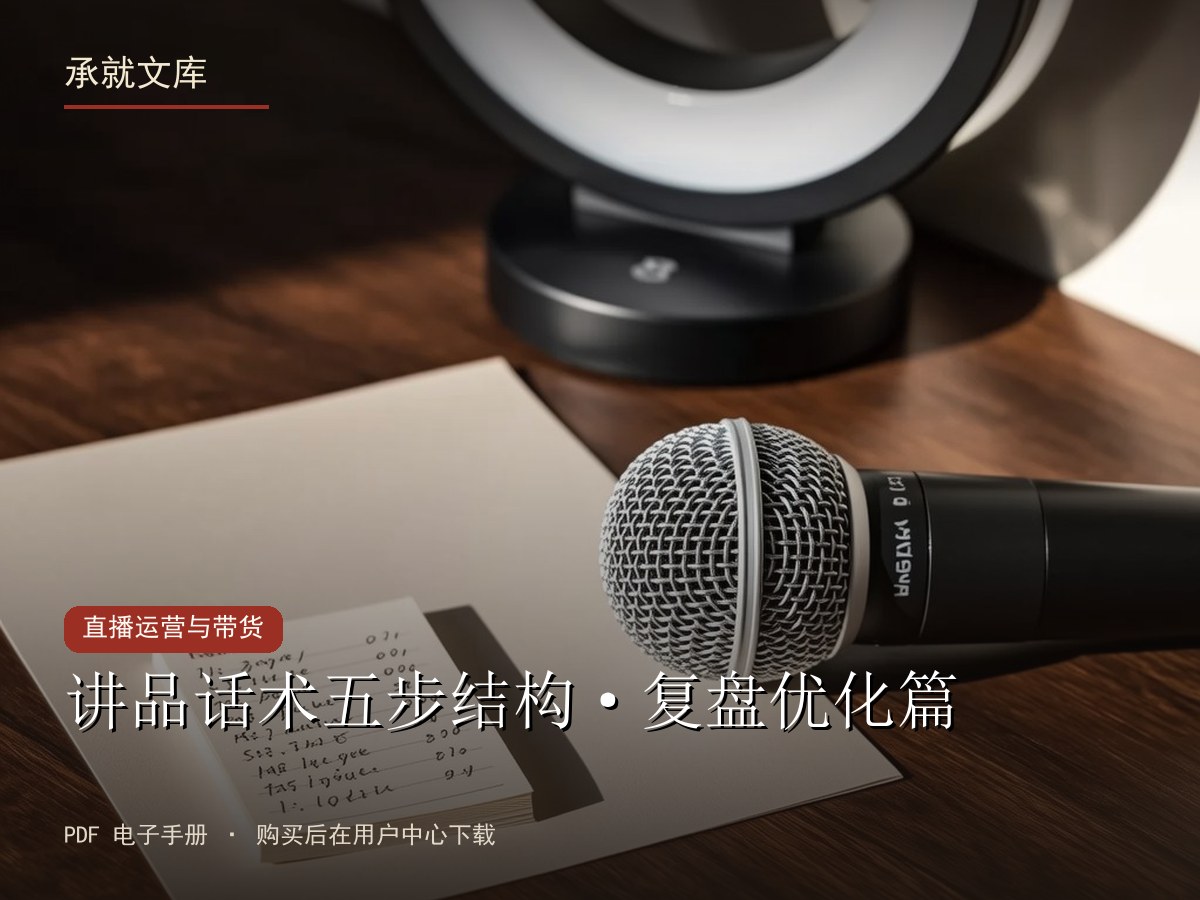 讲品话术五步结构·复盘优化篇