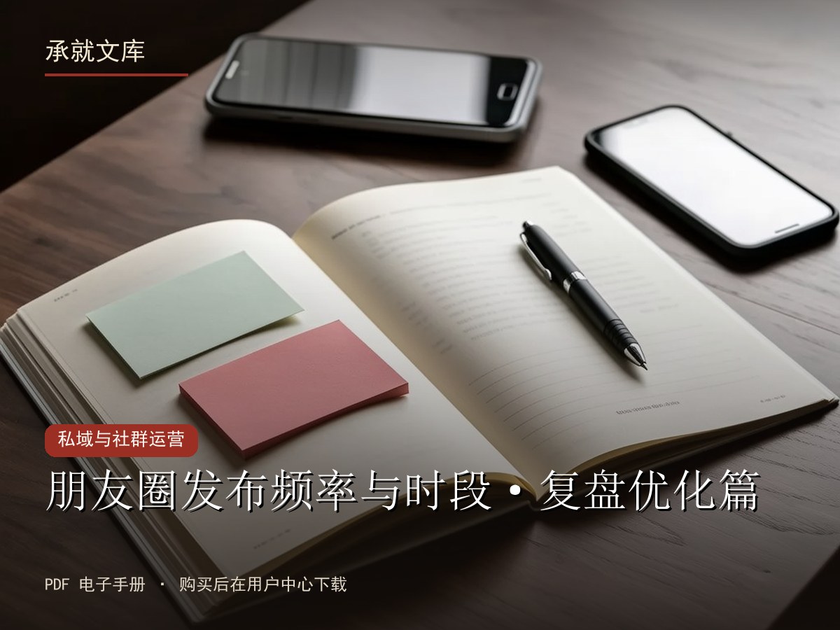 朋友圈发布频率与时段·复盘优化篇