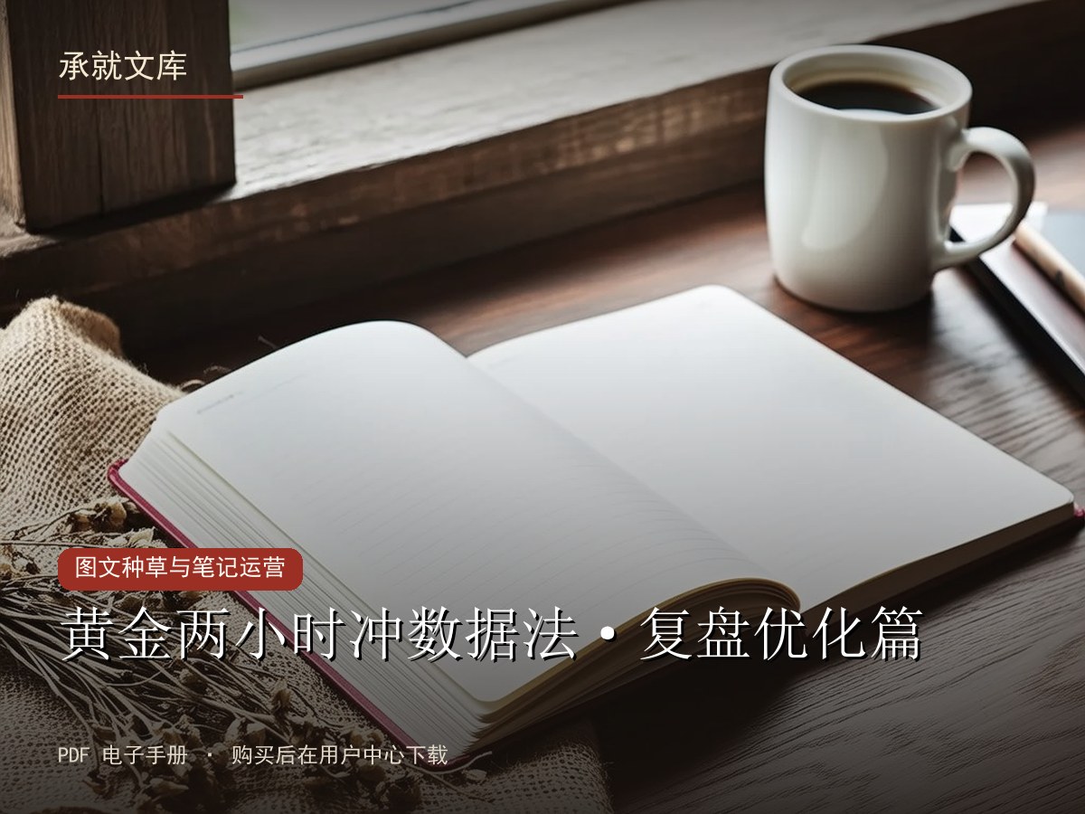 黄金两小时冲数据法·复盘优化篇
