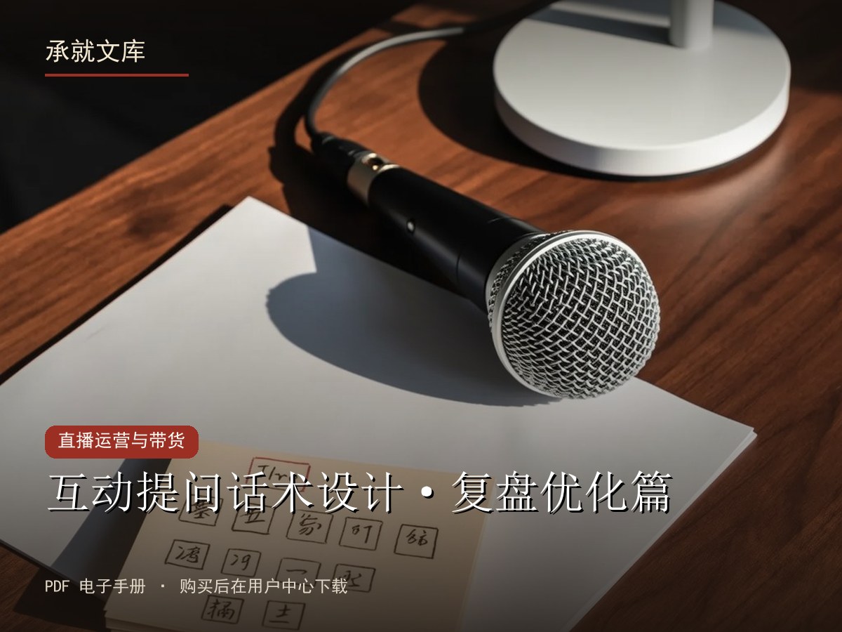 互动提问话术设计·复盘优化篇