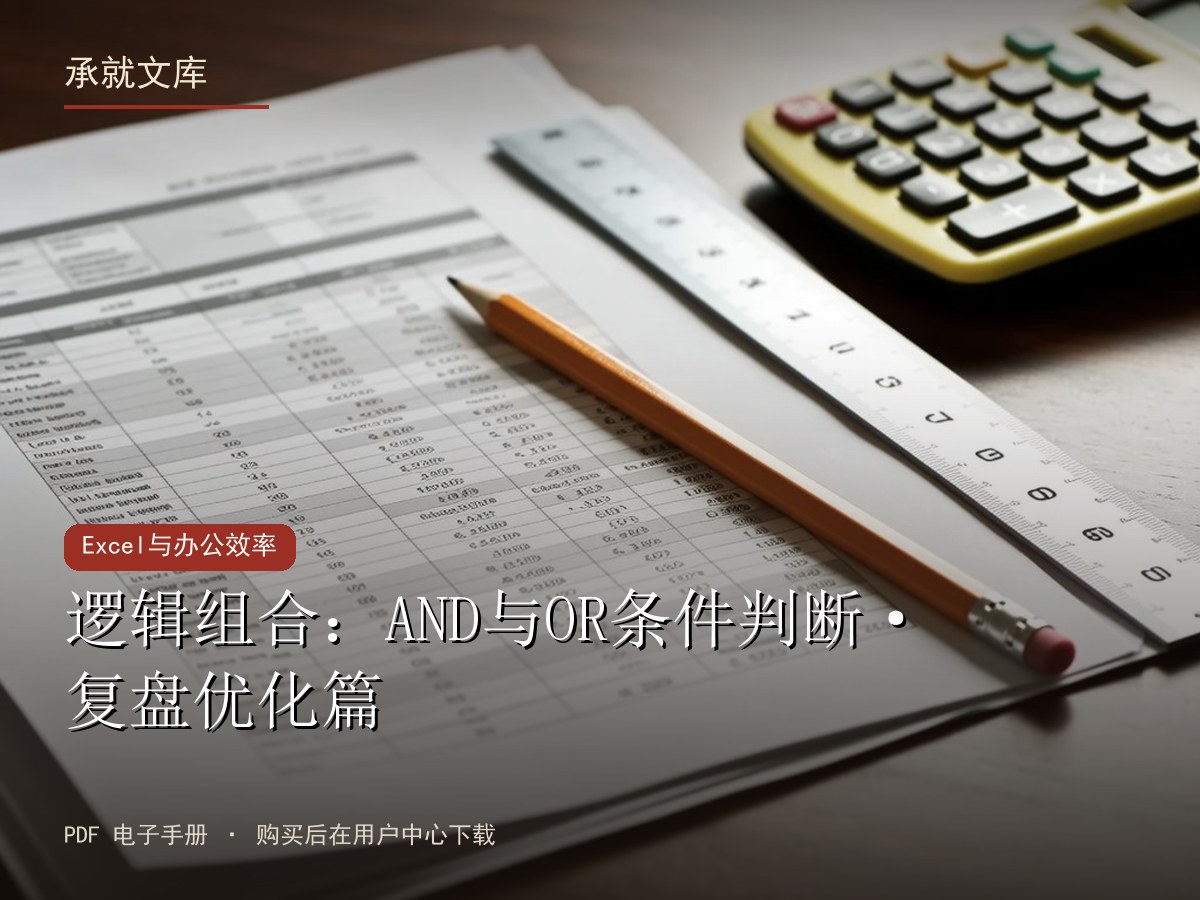 逻辑组合：AND与OR条件判断·复盘优化篇